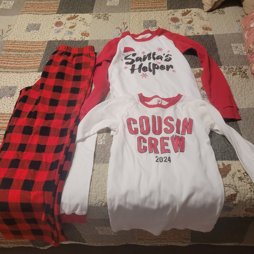 Children's Place pijamas set shirts and fleece pijamas